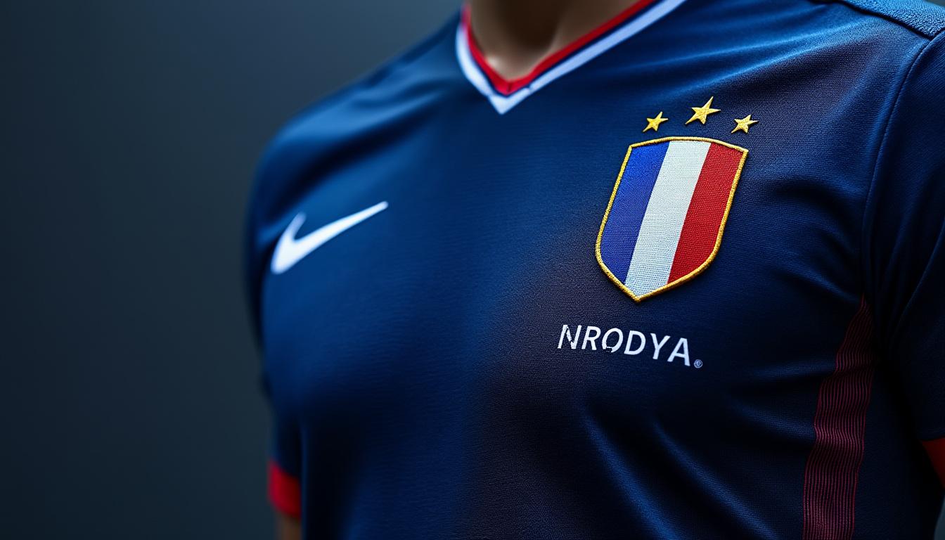 découvrez le maillot de l'équipe de france lors de la coupe du monde au japon, alliant tradition et modernité. un design inspiré des valeurs du sport français, parfait pour les passionnés de foot et les collectionneurs.