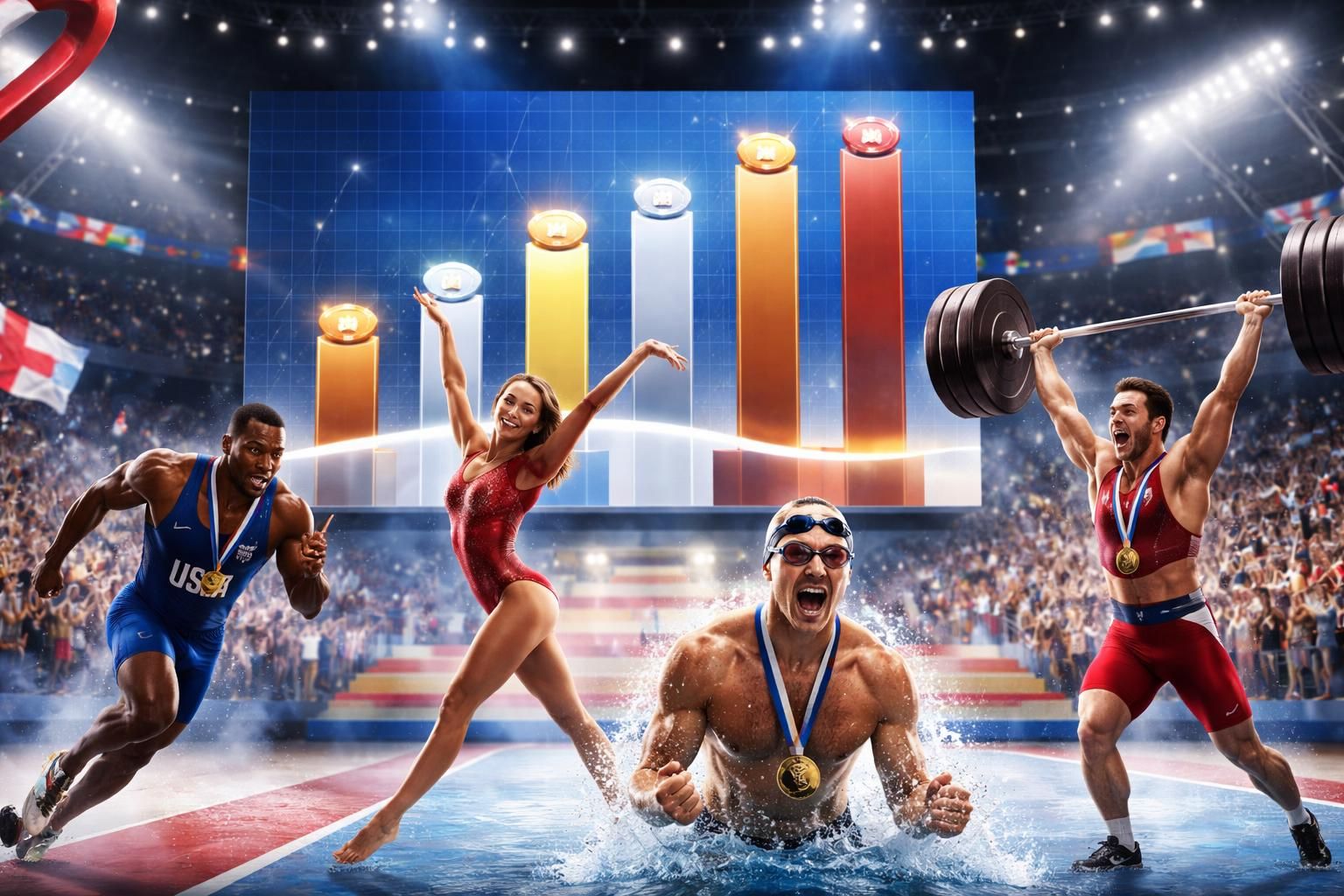 découvrez le classement des médailles aux jo et analysez les performances des athlètes lors des jeux olympiques.
