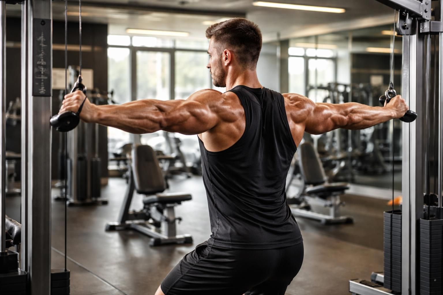 découvrez l'exercice à la poulie ciblant l'arrière des épaules pour renforcer et sculpter cette zone essentielle de votre corps. améliorez votre posture et votre performance grâce à cette méthode efficace et simple à intégrer dans votre routine d'entraînement.