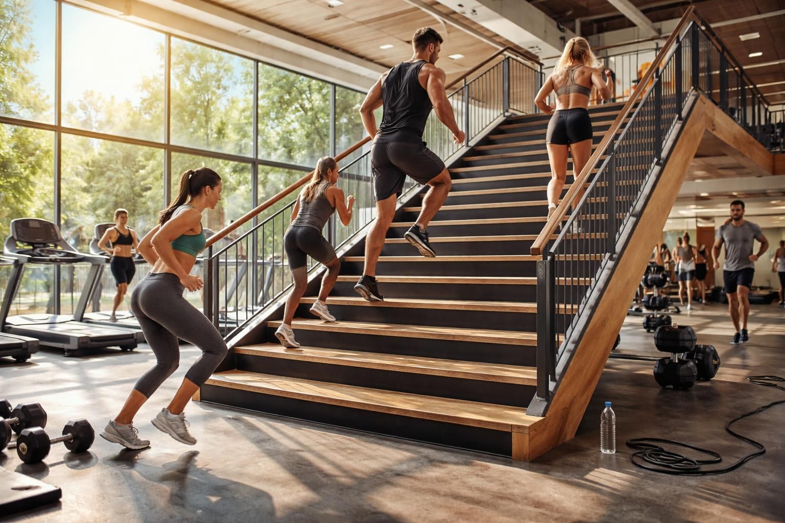 découvrez comment intégrer efficacement l'escalier à votre routine d'entraînement en salle de sport pour booster votre forme physique, renforcer vos jambes et améliorer votre endurance.
