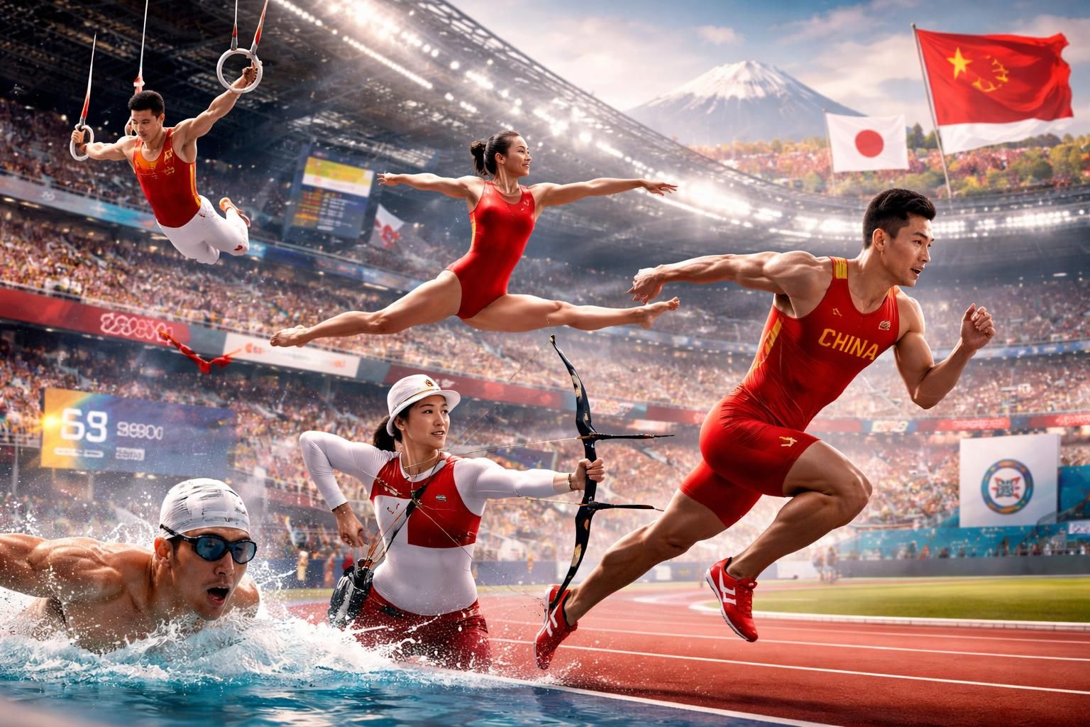 consultez le calendrier complet et les résultats des athlètes chinois aux jeux olympiques de tokyo.