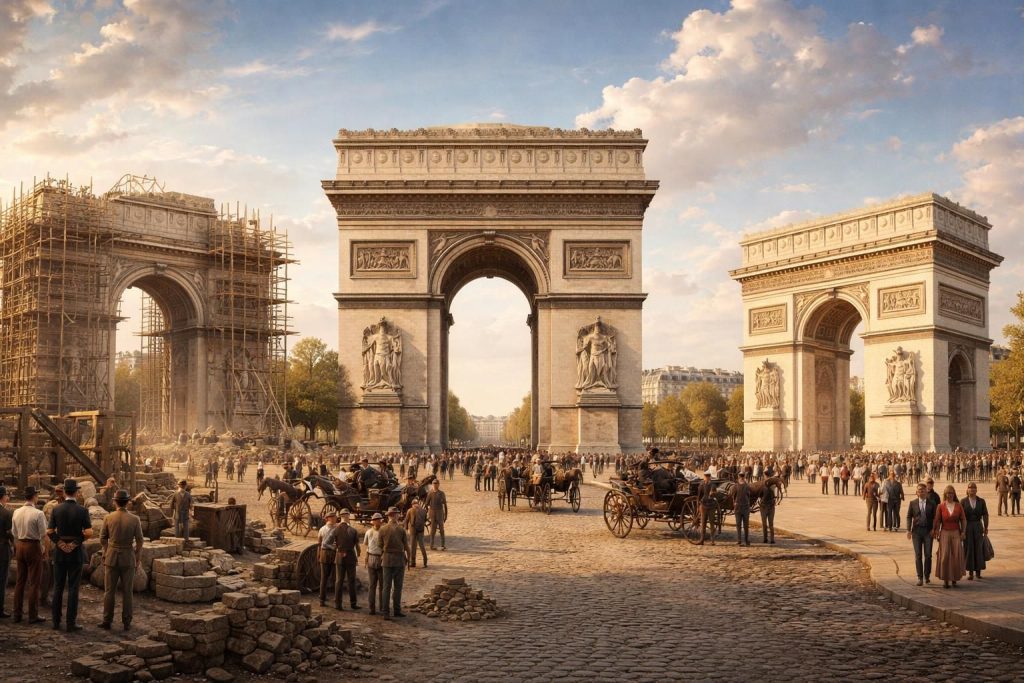 découvrez l'histoire fascinante des arcs de triomphe de paris, leur évolution et leur impact à travers les siècles.