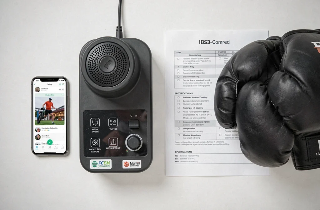 Critères de sélection d'une machine à boxe musicale connectée avec application mobile et fiche technique comparative